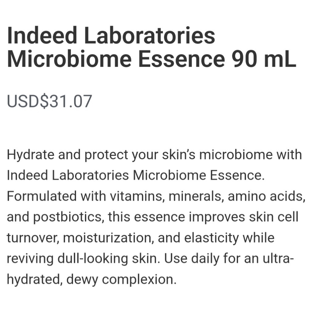 2pc INDEED Melting Balm Cleanser & Microbiome Essence - Picture 5 of 6